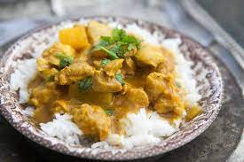 Tangy Mango Chicken on Basmati Rice GF DF 4 Servings